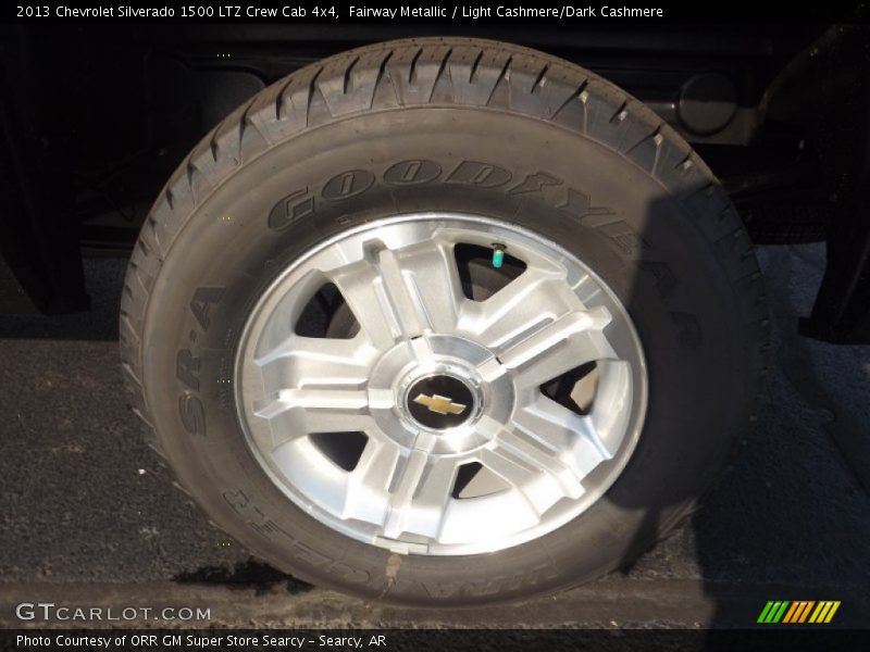 Fairway Metallic / Light Cashmere/Dark Cashmere 2013 Chevrolet Silverado 1500 LTZ Crew Cab 4x4