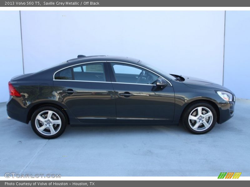 Saville Grey Metallic / Off Black 2013 Volvo S60 T5