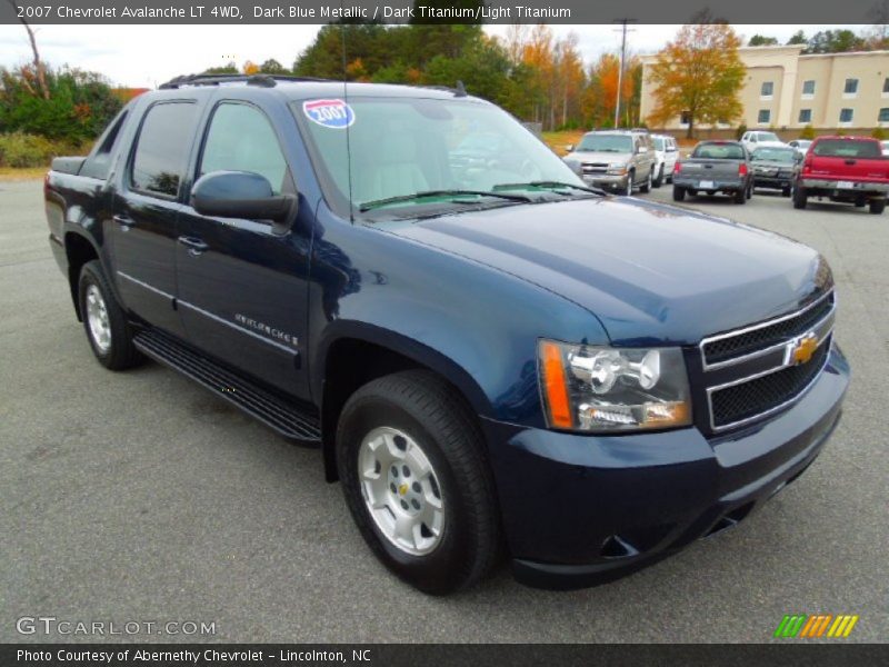 Dark Blue Metallic / Dark Titanium/Light Titanium 2007 Chevrolet Avalanche LT 4WD