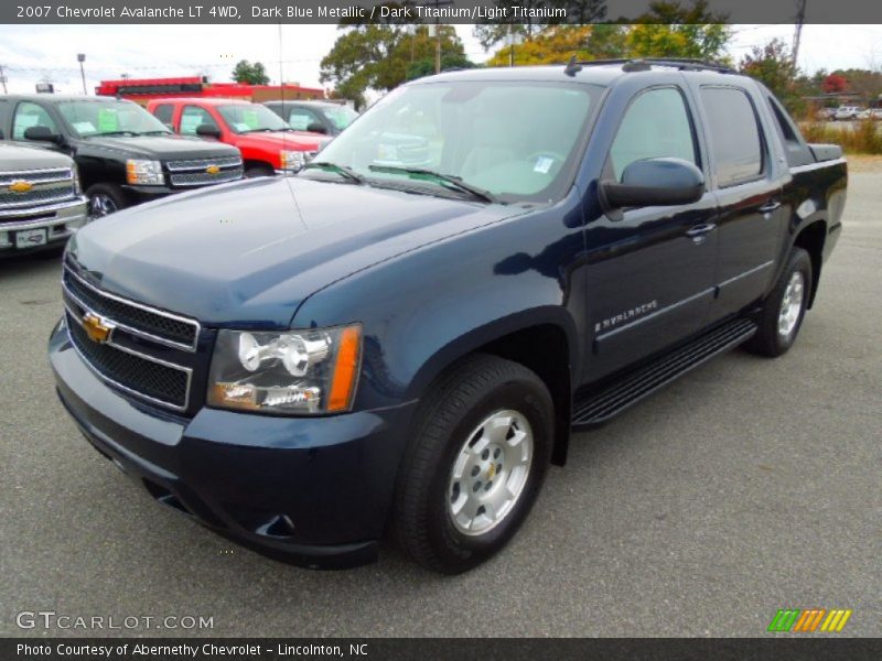 Dark Blue Metallic / Dark Titanium/Light Titanium 2007 Chevrolet Avalanche LT 4WD