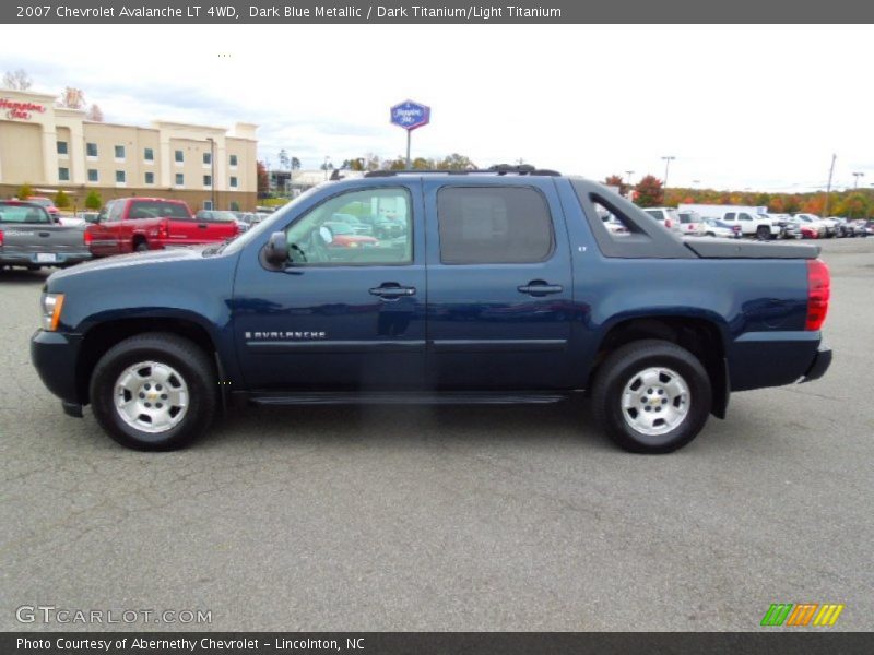 Dark Blue Metallic / Dark Titanium/Light Titanium 2007 Chevrolet Avalanche LT 4WD