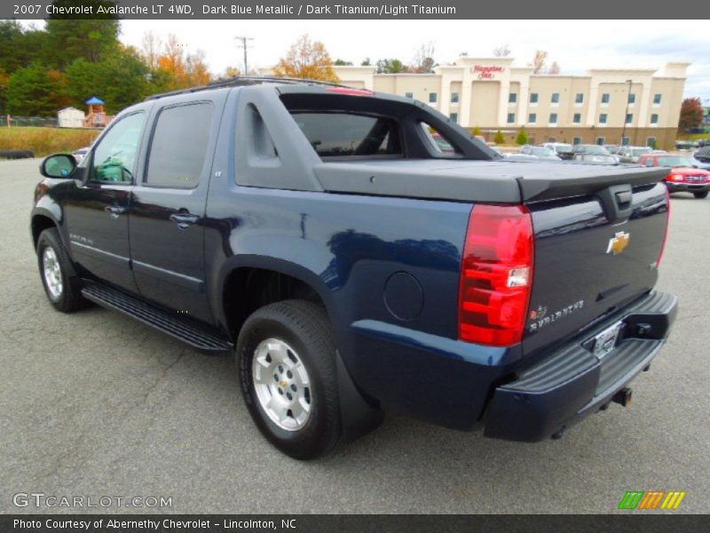 Dark Blue Metallic / Dark Titanium/Light Titanium 2007 Chevrolet Avalanche LT 4WD