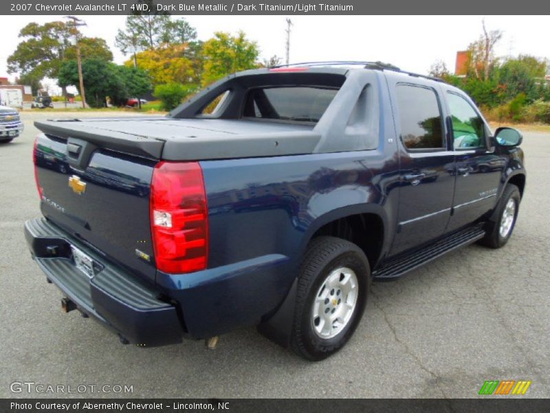 Dark Blue Metallic / Dark Titanium/Light Titanium 2007 Chevrolet Avalanche LT 4WD