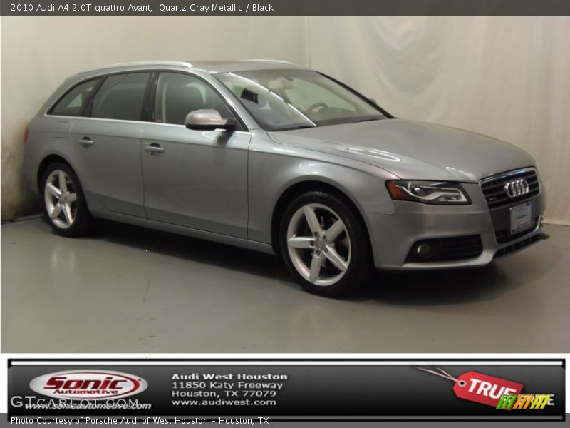 Quartz Gray Metallic / Black 2010 Audi A4 2.0T quattro Avant
