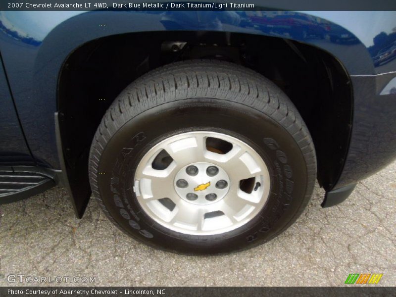 Dark Blue Metallic / Dark Titanium/Light Titanium 2007 Chevrolet Avalanche LT 4WD