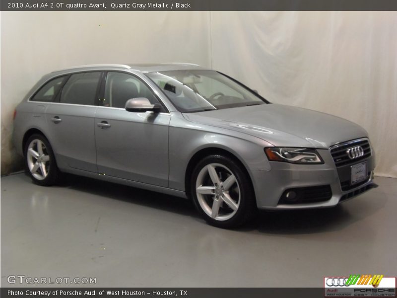 Quartz Gray Metallic / Black 2010 Audi A4 2.0T quattro Avant