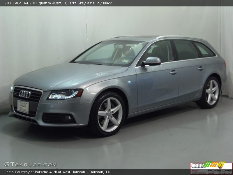 Quartz Gray Metallic / Black 2010 Audi A4 2.0T quattro Avant
