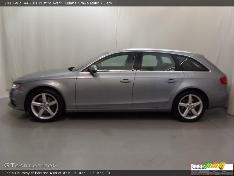 Quartz Gray Metallic / Black 2010 Audi A4 2.0T quattro Avant
