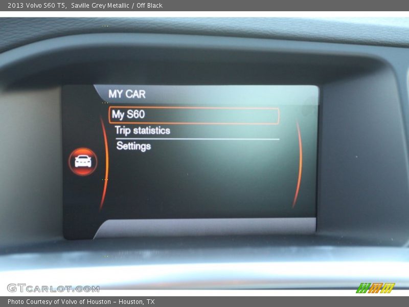 Saville Grey Metallic / Off Black 2013 Volvo S60 T5