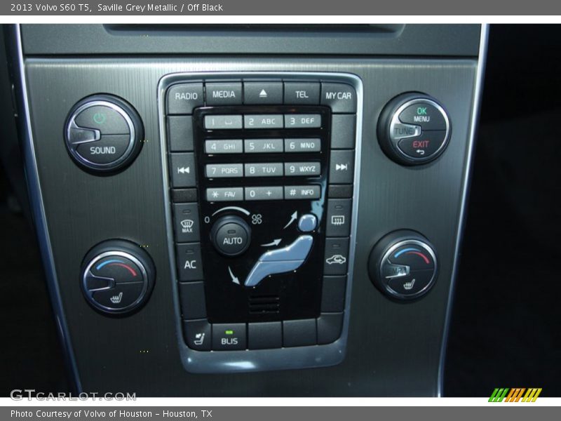 Saville Grey Metallic / Off Black 2013 Volvo S60 T5