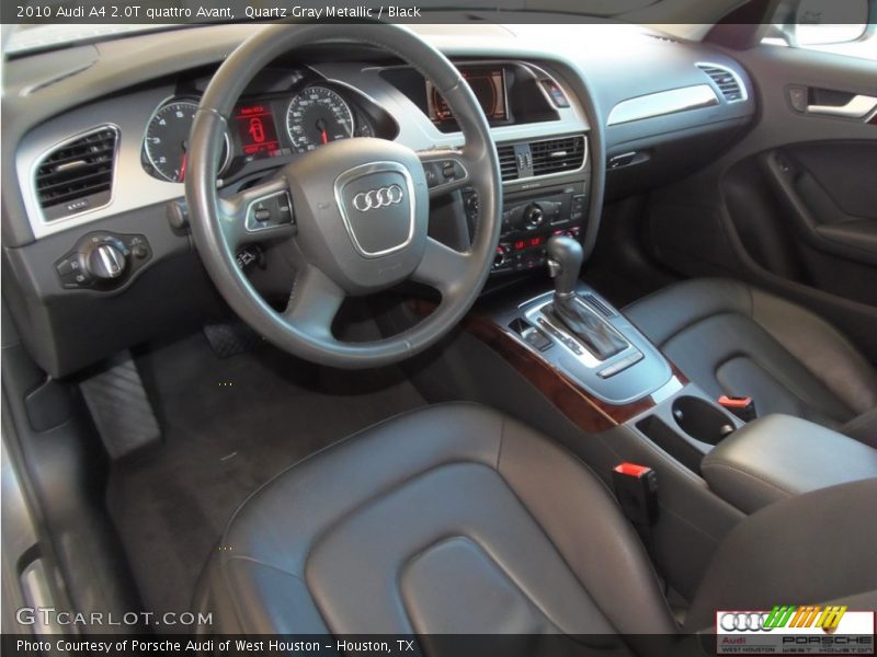 Quartz Gray Metallic / Black 2010 Audi A4 2.0T quattro Avant