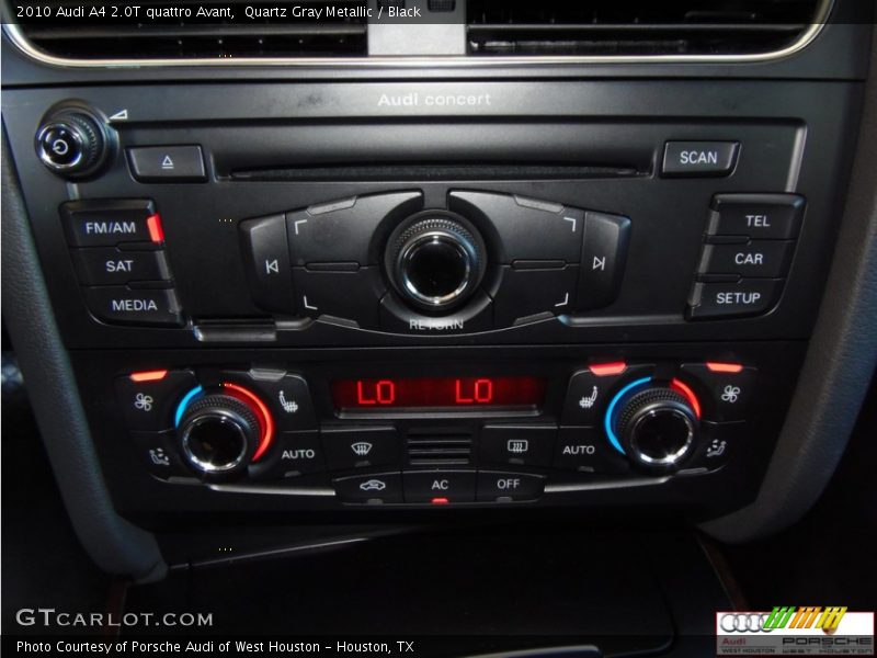 Quartz Gray Metallic / Black 2010 Audi A4 2.0T quattro Avant