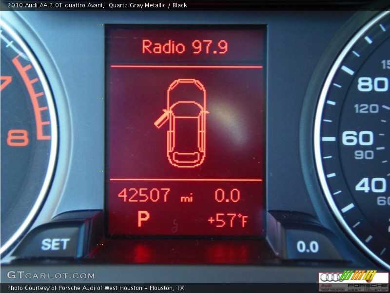 Quartz Gray Metallic / Black 2010 Audi A4 2.0T quattro Avant