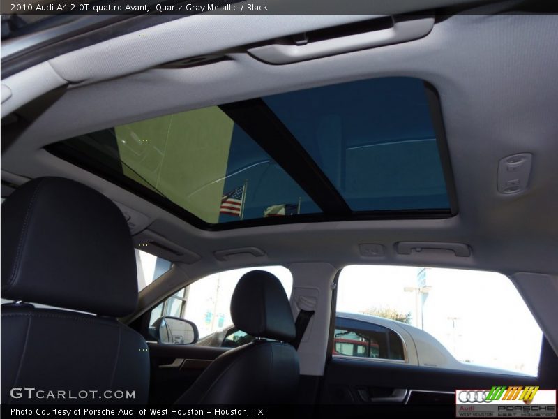 Quartz Gray Metallic / Black 2010 Audi A4 2.0T quattro Avant