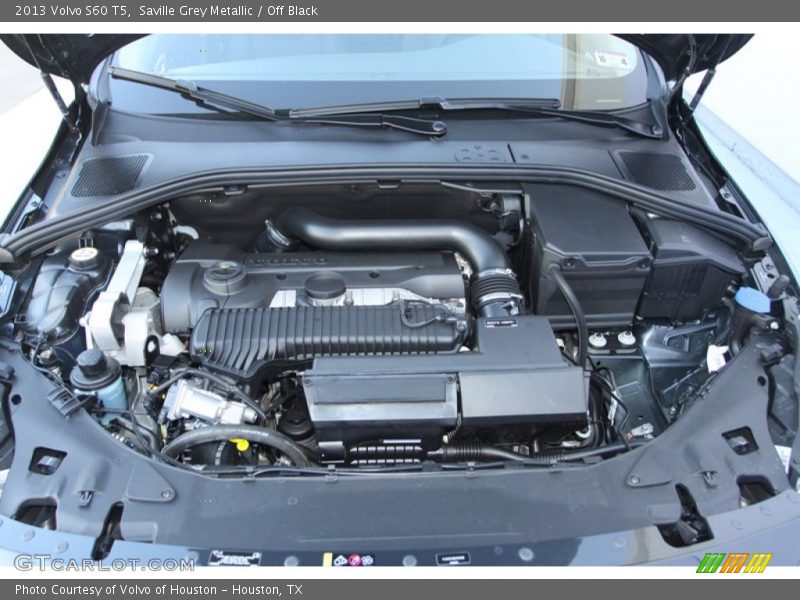 Saville Grey Metallic / Off Black 2013 Volvo S60 T5