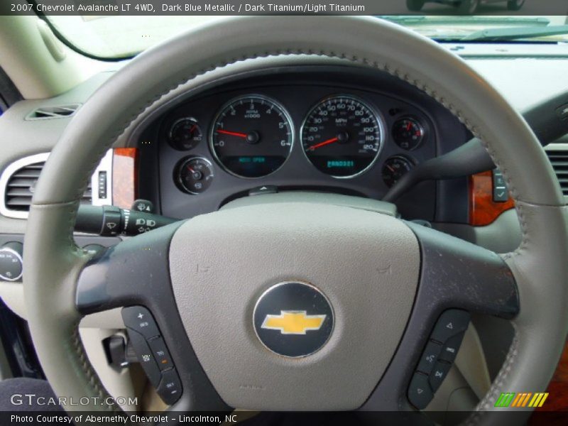 Dark Blue Metallic / Dark Titanium/Light Titanium 2007 Chevrolet Avalanche LT 4WD