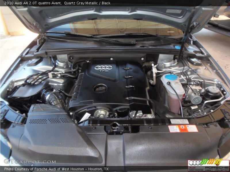 Quartz Gray Metallic / Black 2010 Audi A4 2.0T quattro Avant