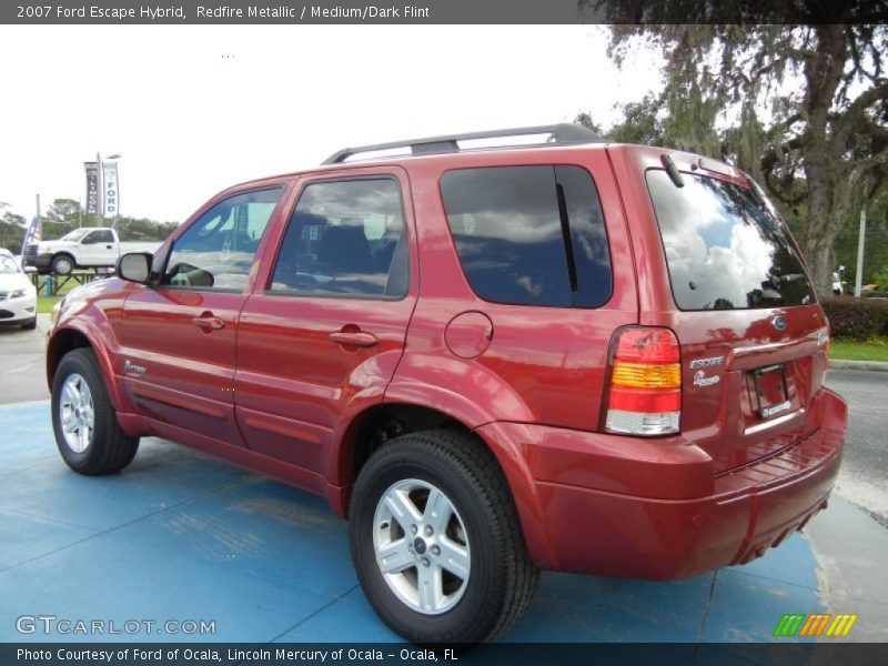 Redfire Metallic / Medium/Dark Flint 2007 Ford Escape Hybrid