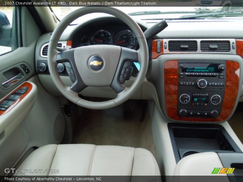Dark Blue Metallic / Dark Titanium/Light Titanium 2007 Chevrolet Avalanche LT 4WD