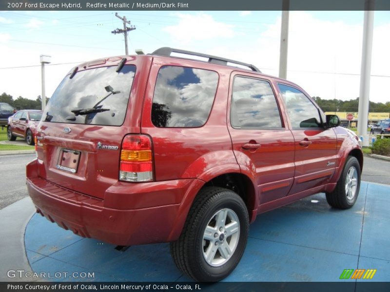 Redfire Metallic / Medium/Dark Flint 2007 Ford Escape Hybrid