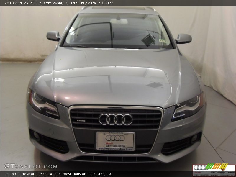 Quartz Gray Metallic / Black 2010 Audi A4 2.0T quattro Avant