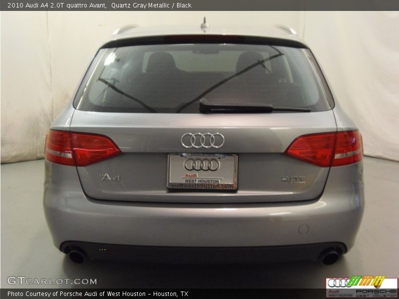Quartz Gray Metallic / Black 2010 Audi A4 2.0T quattro Avant