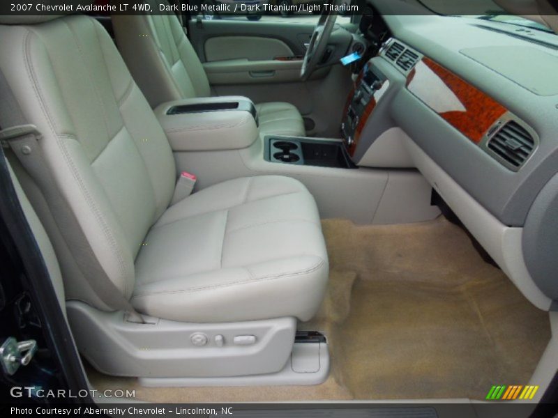 Dark Blue Metallic / Dark Titanium/Light Titanium 2007 Chevrolet Avalanche LT 4WD
