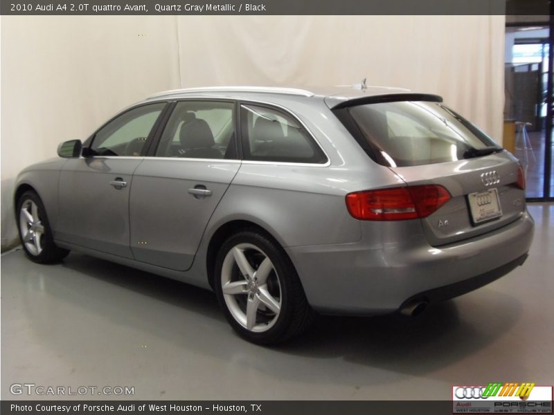 Quartz Gray Metallic / Black 2010 Audi A4 2.0T quattro Avant