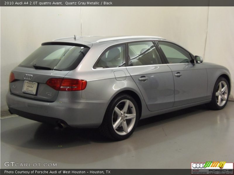 Quartz Gray Metallic / Black 2010 Audi A4 2.0T quattro Avant