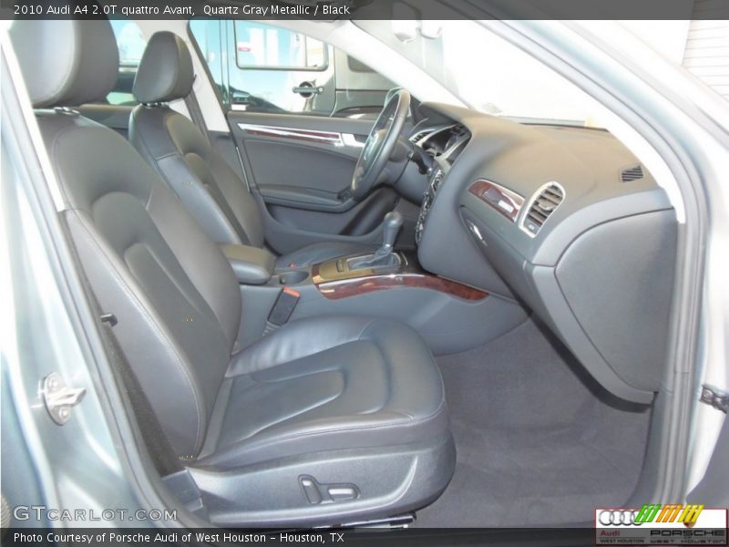 Quartz Gray Metallic / Black 2010 Audi A4 2.0T quattro Avant