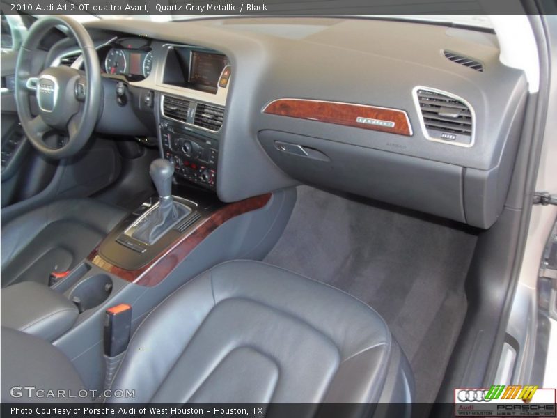 Quartz Gray Metallic / Black 2010 Audi A4 2.0T quattro Avant
