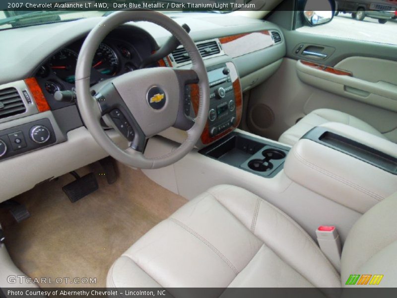 Dark Blue Metallic / Dark Titanium/Light Titanium 2007 Chevrolet Avalanche LT 4WD
