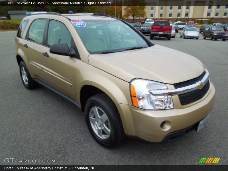 Sandstone Metallic / Light Cashmere 2007 Chevrolet Equinox LS
