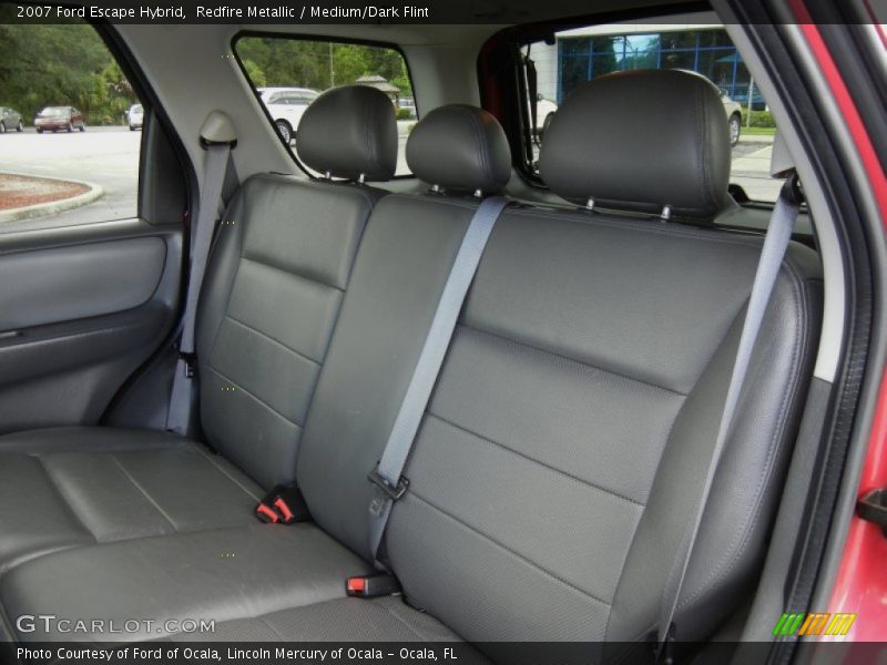 Rear Seat of 2007 Escape Hybrid