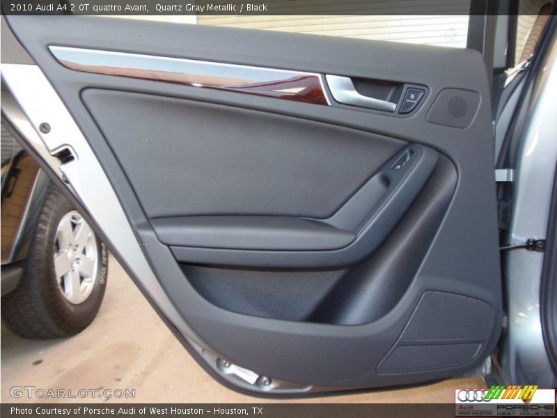 Quartz Gray Metallic / Black 2010 Audi A4 2.0T quattro Avant