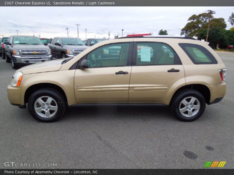 Sandstone Metallic / Light Cashmere 2007 Chevrolet Equinox LS