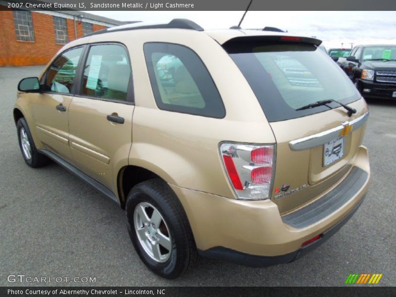 Sandstone Metallic / Light Cashmere 2007 Chevrolet Equinox LS