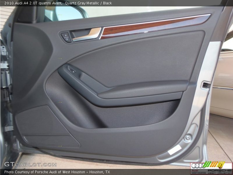 Quartz Gray Metallic / Black 2010 Audi A4 2.0T quattro Avant