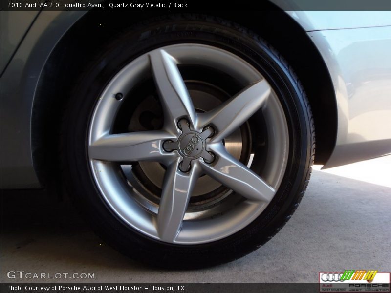 Quartz Gray Metallic / Black 2010 Audi A4 2.0T quattro Avant