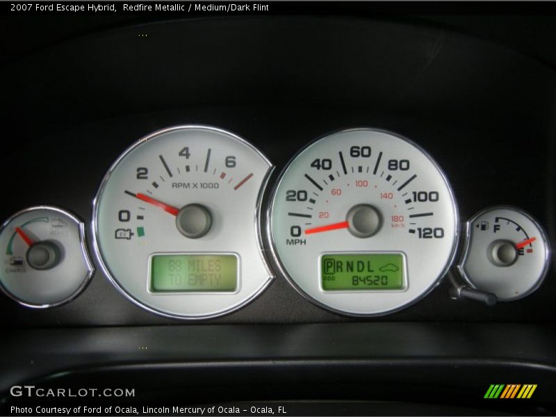  2007 Escape Hybrid Hybrid Gauges
