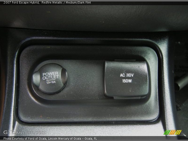 Redfire Metallic / Medium/Dark Flint 2007 Ford Escape Hybrid