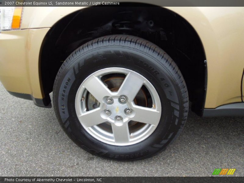 Sandstone Metallic / Light Cashmere 2007 Chevrolet Equinox LS
