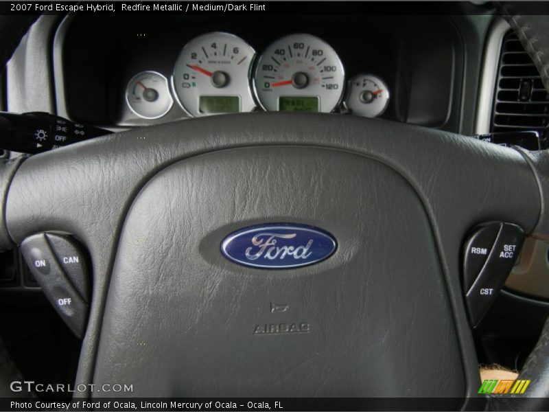 Redfire Metallic / Medium/Dark Flint 2007 Ford Escape Hybrid