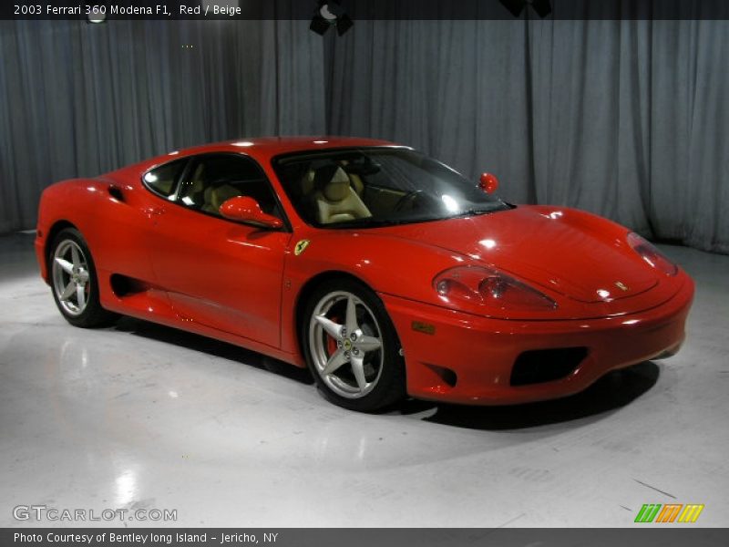 Red / Beige 2003 Ferrari 360 Modena F1