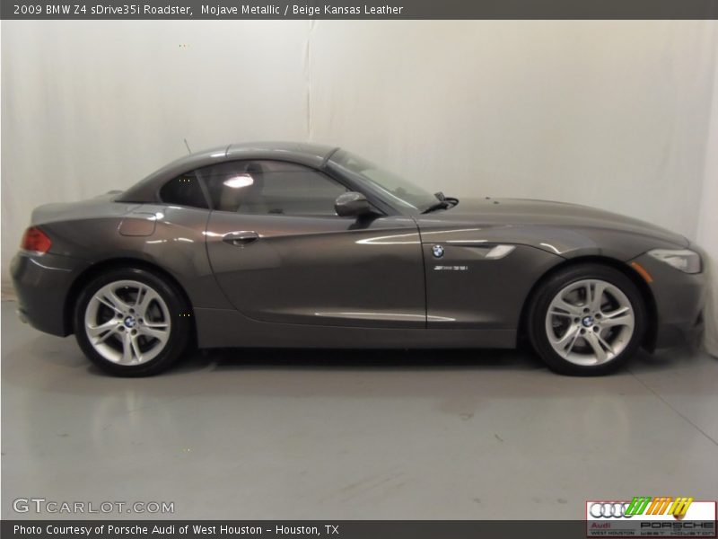 Mojave Metallic / Beige Kansas Leather 2009 BMW Z4 sDrive35i Roadster