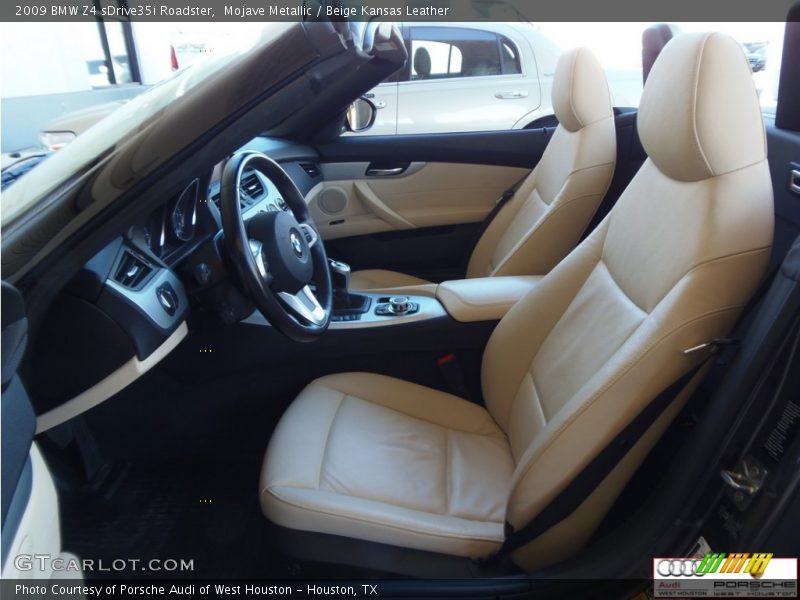 Mojave Metallic / Beige Kansas Leather 2009 BMW Z4 sDrive35i Roadster
