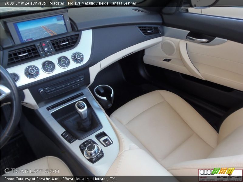 Mojave Metallic / Beige Kansas Leather 2009 BMW Z4 sDrive35i Roadster