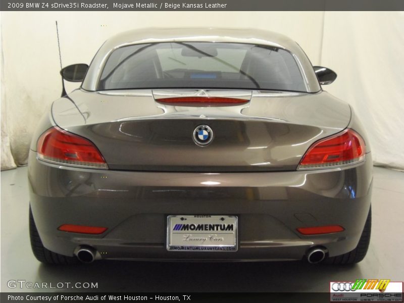 Mojave Metallic / Beige Kansas Leather 2009 BMW Z4 sDrive35i Roadster