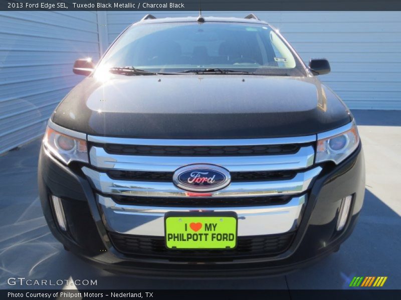 Tuxedo Black Metallic / Charcoal Black 2013 Ford Edge SEL