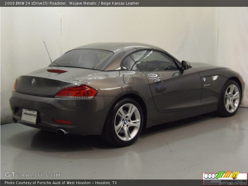 Mojave Metallic / Beige Kansas Leather 2009 BMW Z4 sDrive35i Roadster